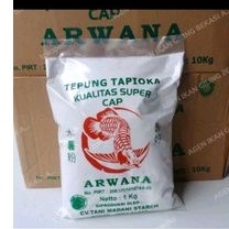 

aina Tepung Tepioka Sagu Tani Super Cap Arwana Kemasan 1 KG