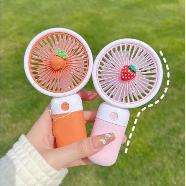 JY MF 99003 Kipas Angin Genggam Mini Portable Motif Buah / Kipas Angin Buah Cute Fan USB Charge