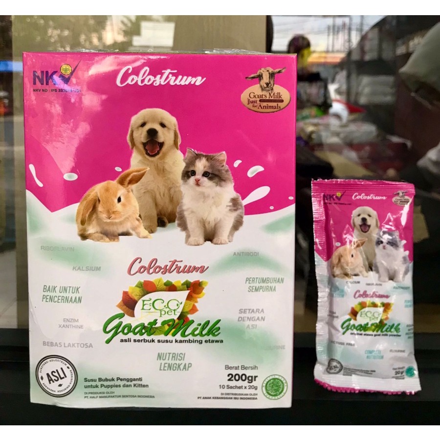 SUSU KUCING ANJING ECO PET COLOSTRUM 1 BOX