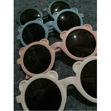Kacamata Anak Telinga Beruang / Kacamata Anak New Trend / Fashion Anak Terbaru / Kacamata Fashion Anak
