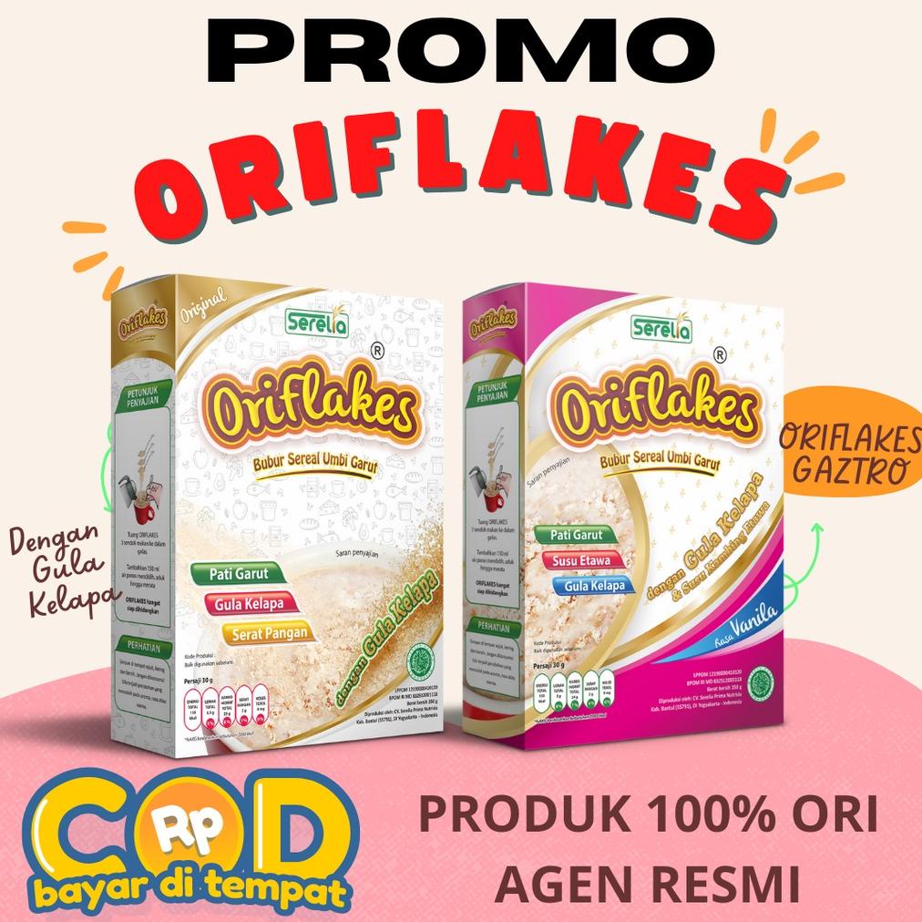 

[BAYAR DITEMPAT] Oriflakes Sereal 900 gr solusi Asam Lambung, Maag Kronis, Obat Maag Ampuh