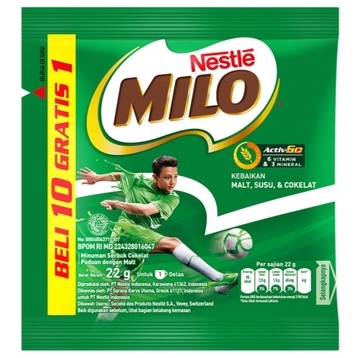 

milo active go 10 sachet 22gr (gratis 1 sachet)