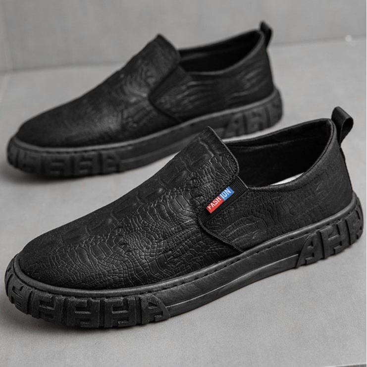 Sepatu Pria Keren SFI-2 Terbaru Sepatu Selop Kulit Asli Cowok Dewasa Import Original  Slip-on  Casual Pria Model Terbaru DIstro Fashion Pria New