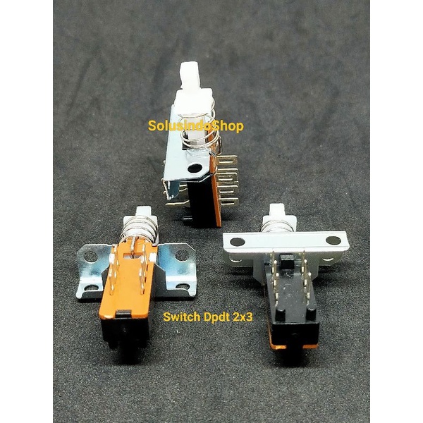 Switch Swit Saklar Dpdt 2x3 / Switch dpdt 6pin on off / Saklar on off dpdt 6pin