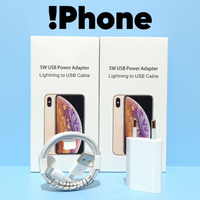 Adaptor Kepala Charger Casan iP 5 5S 5C 6 6S 7 8 Plus X XR XS MAX SE Fast Charging Lightning to USB