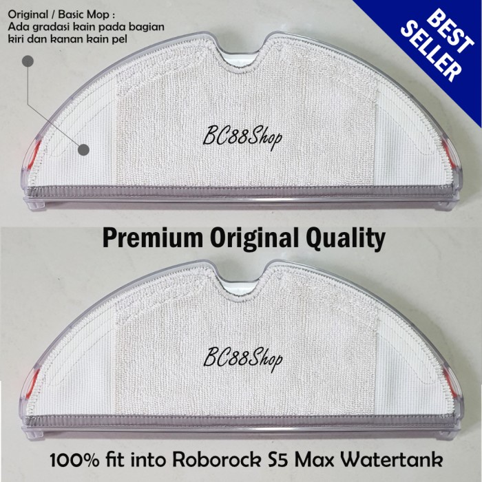 Roborock S5 Max S6 Mop Cloth (sparepart)