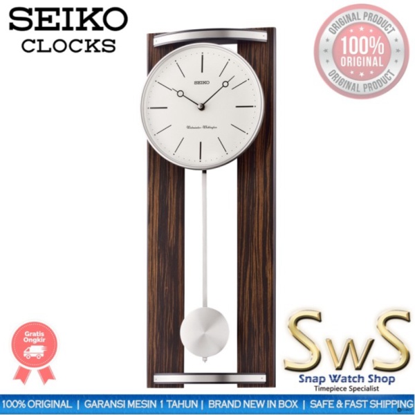 

Unik tools Jam Dinding SEIKO Musikal QXH078B Case Kayu QXH078 Dual Chimes Murah