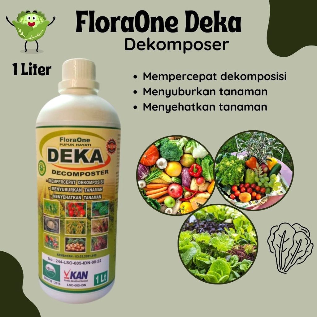 FloraOne Pupuk Dekomposter Dekomposer DEKA, , Pupuk Pengurai Terbaik FloraOne, FLORAONE DEKA DEKOMPO