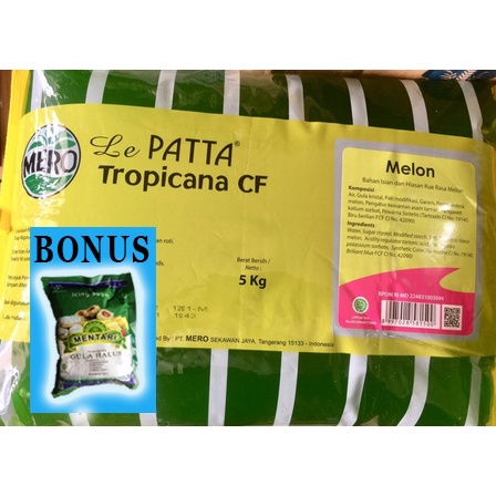 Selai Lepatta Melon 5 Kg (BONUS Gula Halus Mentari 200gr) Tropicana Melon CF