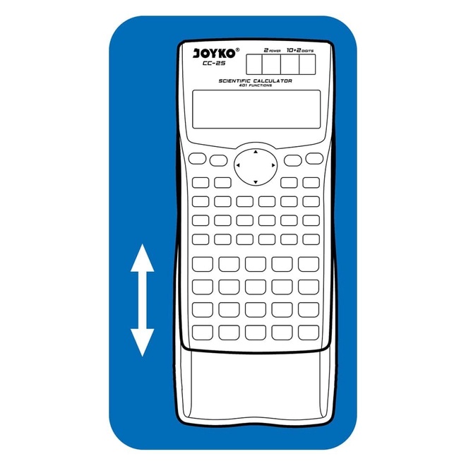 

CALCULATOR / KALKULATOR JOYKO CC-25 / SCIENTIFIC / 401 FUNCTIONS #ORIGINAL