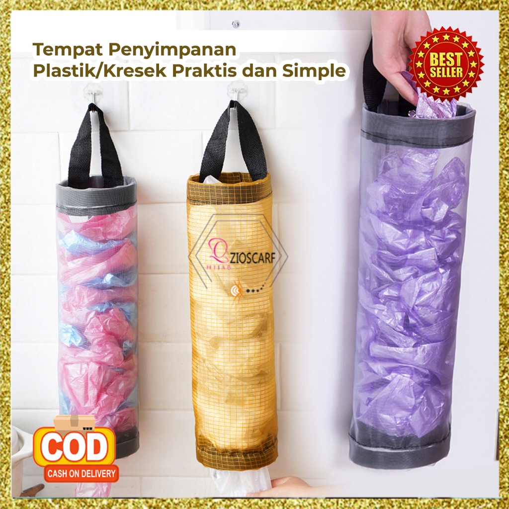 Tempat Plastik Gantung Tempel Dinding Storage Bag Kantong Plastik Kresek Kualitas Bahan Terbaik MX1065