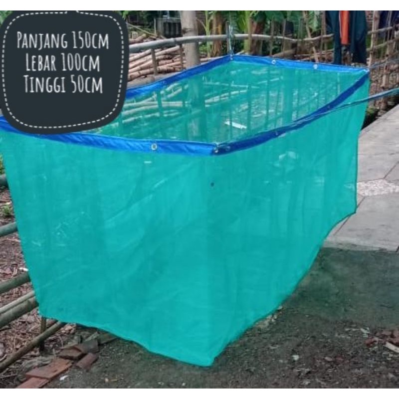 Promo Spesial Keramba Ikan Hias Koi Lele Arwana Channa Happa ikan 150x100x50 Kualitas Super Awet Tah