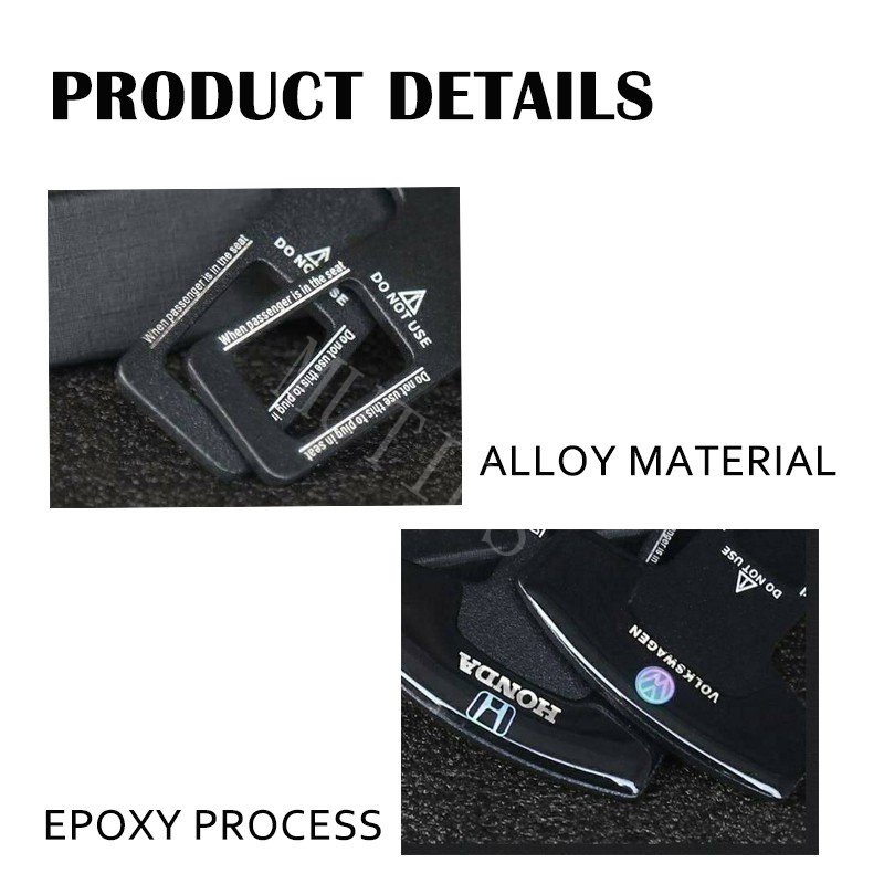 Hyundai 1/2pcs Klip Gesper Sabuk Pengaman Pengaman Mobil Metal Hard Plug Alarm Stopper Menghilangkan Suara Untuk i20 Trajet H1 i10 Kona Getz Aksen Atoz Santa Fe