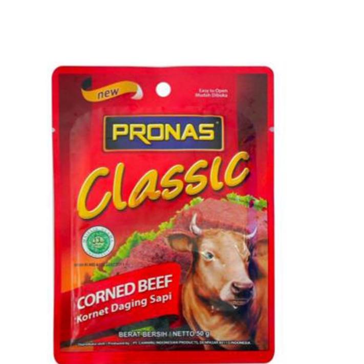 

❤[PROMO MURAH!!!]❤ Pronas Kornet Daging Sapi Sachet 50 gr x 2