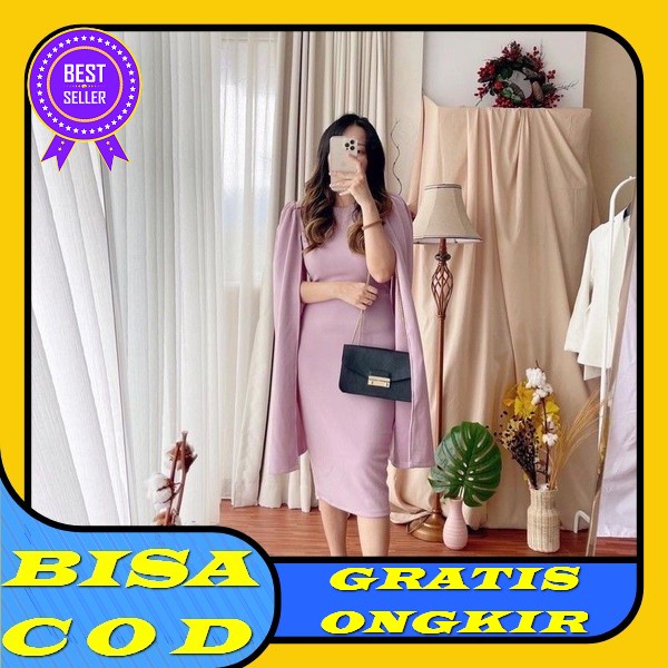 Ada Jumbo Belva Dress Model Terbaru Kekinian 2022 Gaun Gereja Natal Seragam Pesta Party Kondangan Br