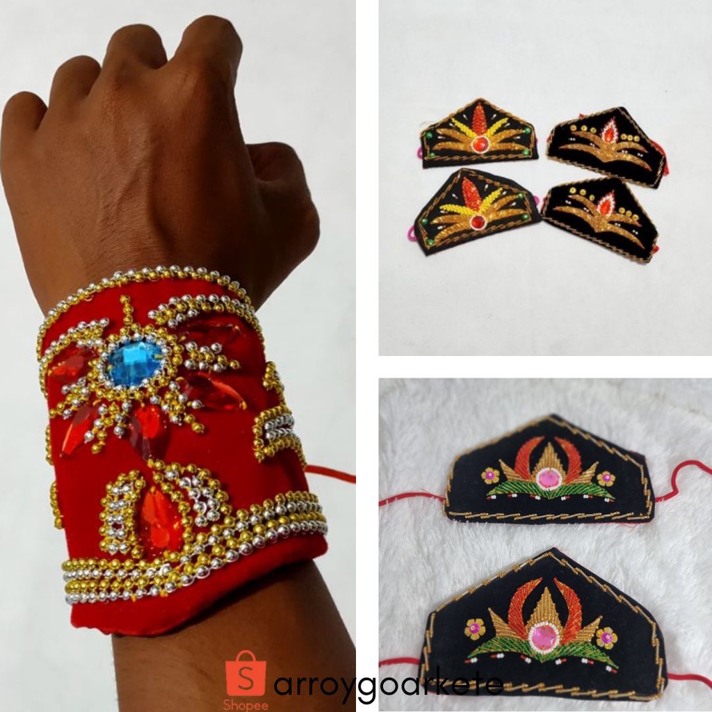 Gelang Tangan Penari Bujangganong / Cakep Ganongan / Gelang Tangan Jathilan / Ganongan / Gelang Peng
