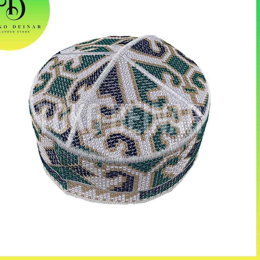 5.5 SALE Peci PAKISTAN Haji Alay Kopeah Lokal / Kopiyah Santri / Kupiyah Motif Bordir Dewasa Anak La