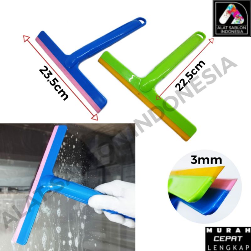 WIPER KARET PANJANG PLASTIK ALAT PEMBERSIH KACA