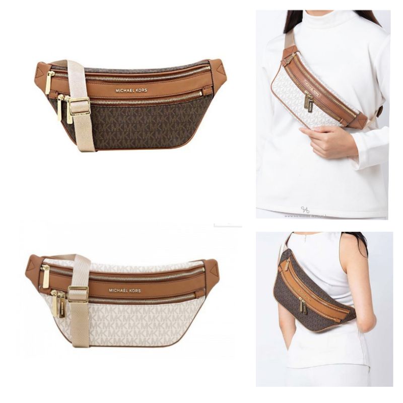 TAS WANITA MK KENLY SMALL WAIST PACK CROSSBODY PVC