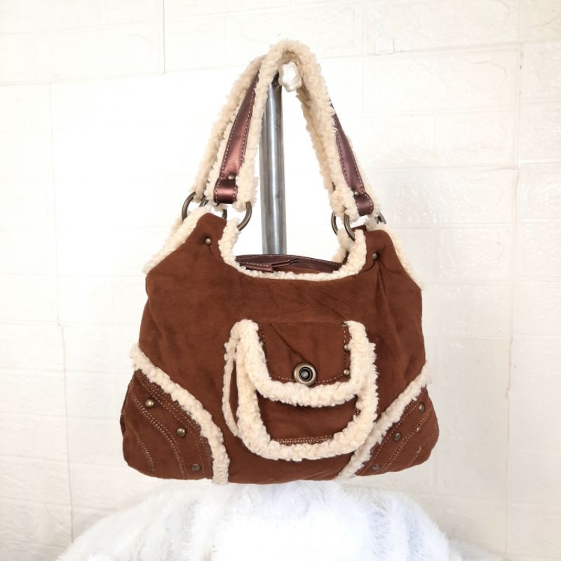 Shoulder bag Isaac coklat