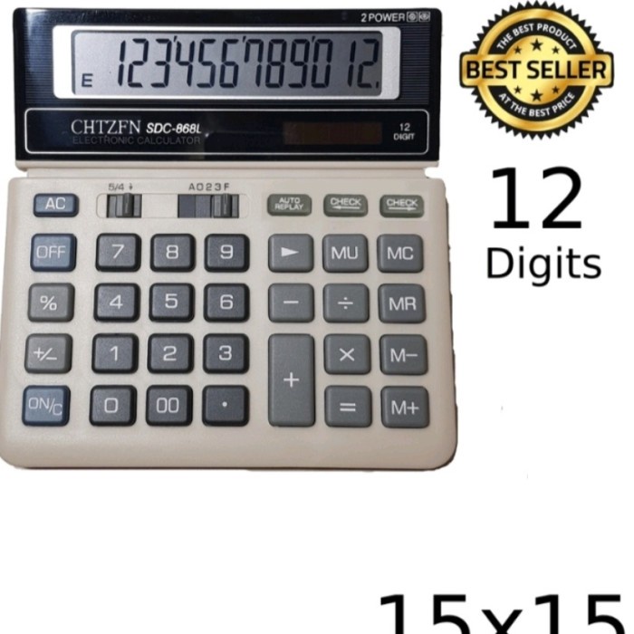 

CUCI GUDANG Kalkulator Citizen 12 Digit 868L - Kakulator Dagang / Kalkulator Check