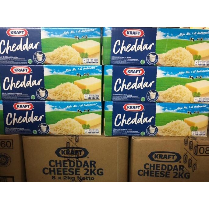 

keju kraft cheddar 2kg - gojek only!!!! Selain gojek kami cancel ! TERLARIS TERPERCAYA ORIGINAL