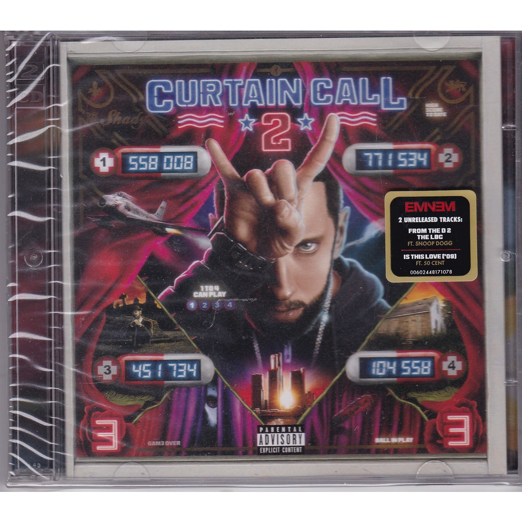 CD Eminem - Curtain Call 2 [2 CD] ORIGINAL IMPORT