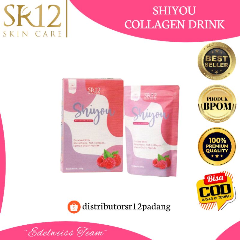 SHIYOU COLLAGEN DRINK SR12 HERBAL SKINCARE MINUMAN COLAGEN MENCERAHKAN WAJAH KULIT MENGENCANGKAN CAN