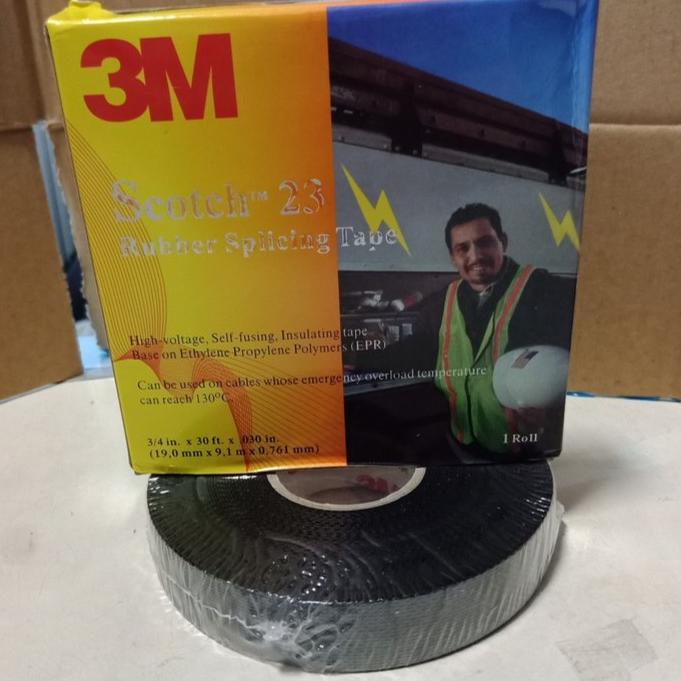 

せ 3M Isolasi Listrik Scotch 23 Rubber Splicing Tape ㅺ