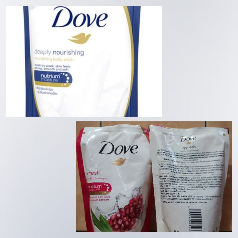 Dove Body wash reffill 400ml