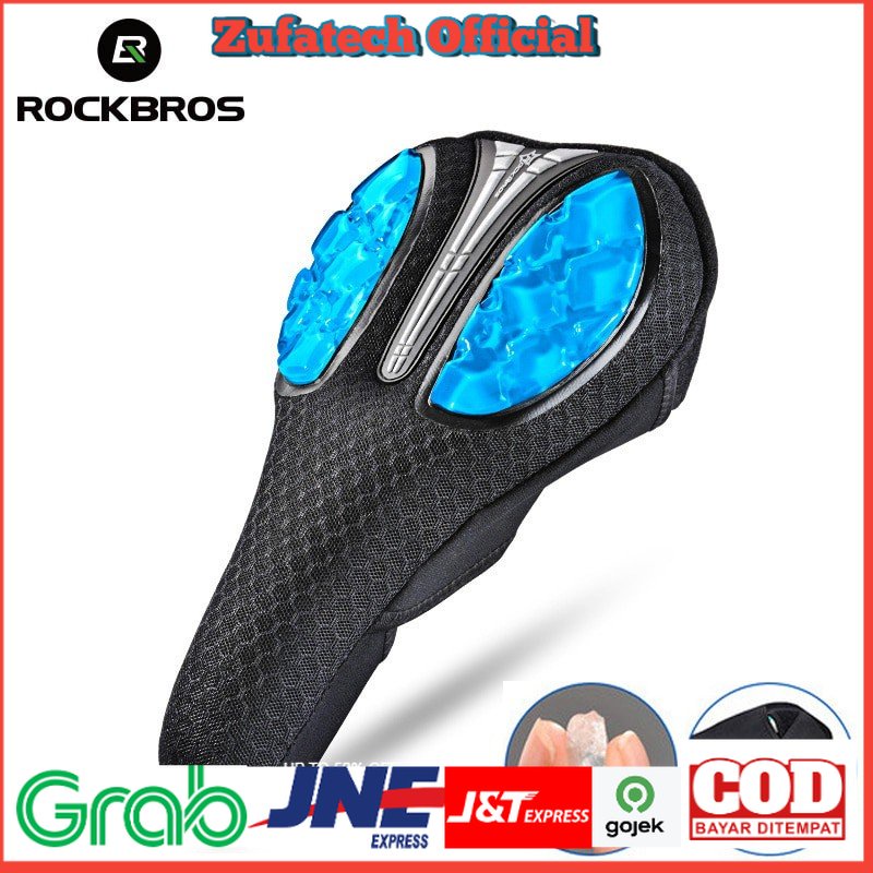 Rockbros Cover Jok Sadel Sepeda Liquid Silicone Gel - LF1034 - Blue