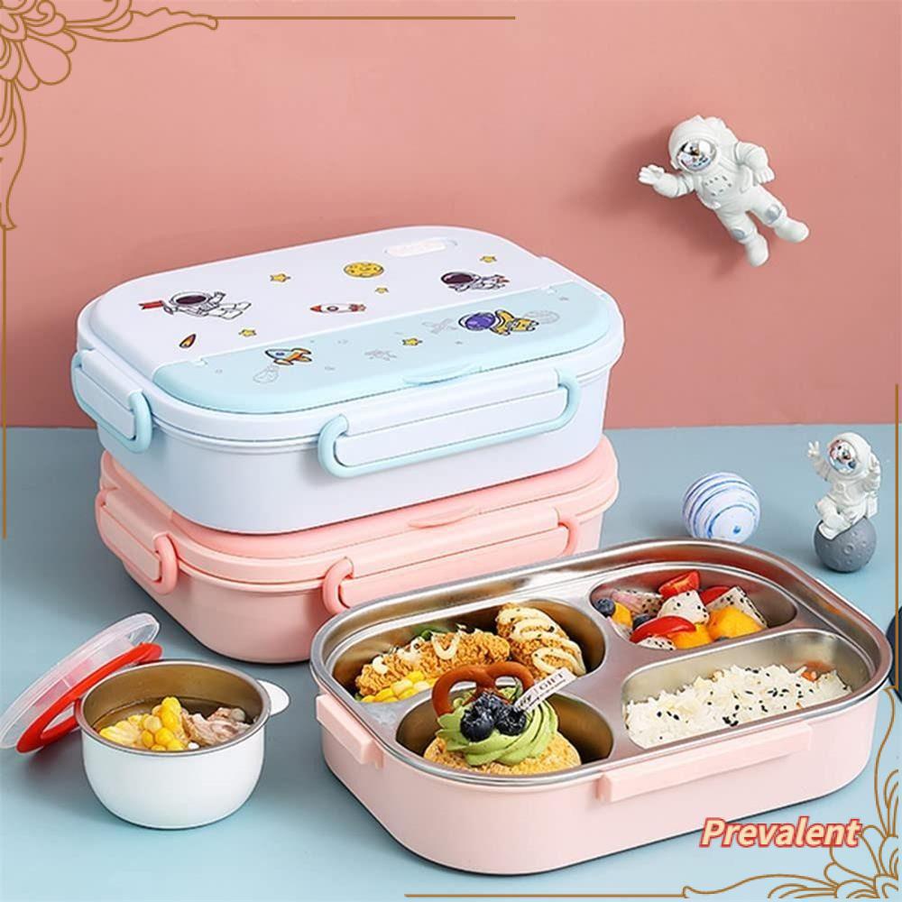 Preva Five Grids Lunch Box Plastik Microwave Kapasitas Tinggi Bento Box