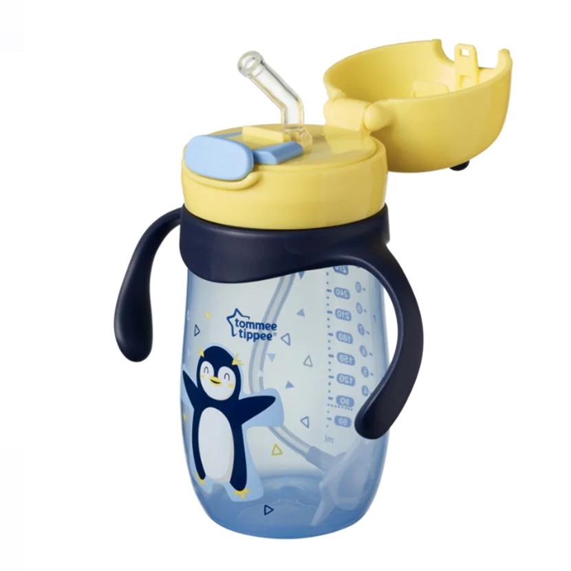 Tommee Tippee 300ml Weighted Straw Cup Botol Minum Anak Sedotan