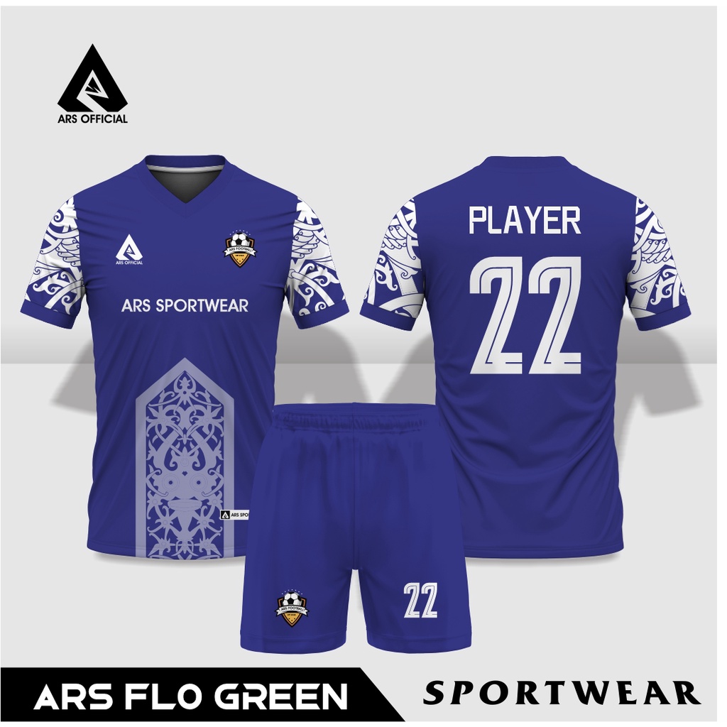 JERSEY FUTSAL & JERSEY SEPAK BOLA PRINTING ARS BATIK DAYAK SHIELD