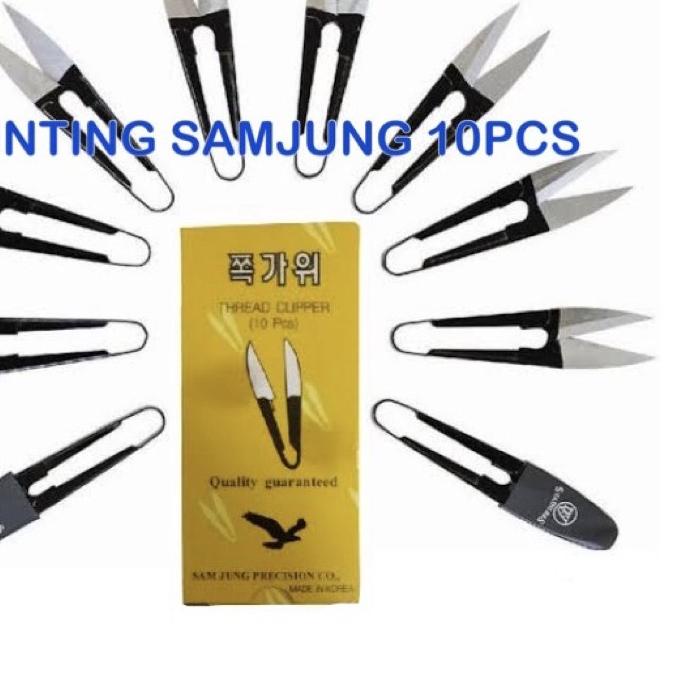 

66EⓃ 10 PCS Gunting Benang Samjung - High Quality Model Baru