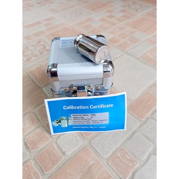 Batu Timbangan F1 100gr / Anak Timbangan F1 100 gr Stainless