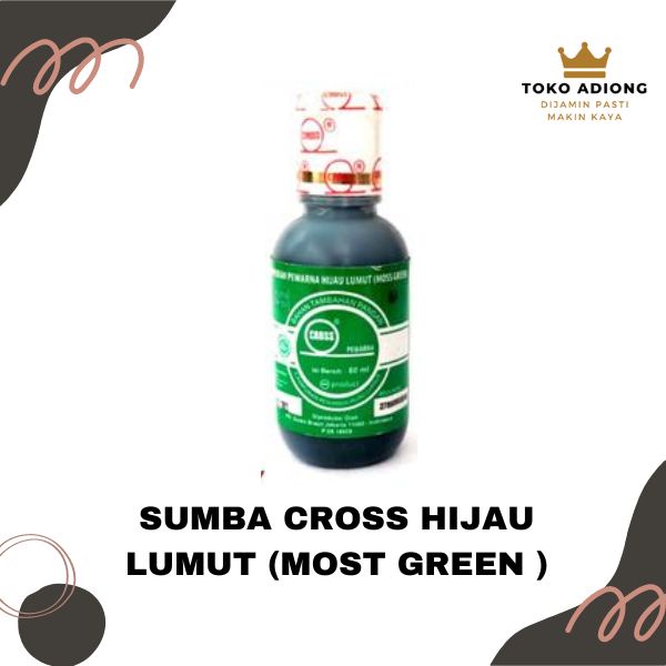 

PEWARNA MAKANAN CROSS - LIQUID ICING MOSS GREEN - BAHAN TAMBAHAN PANGAN - 80 G