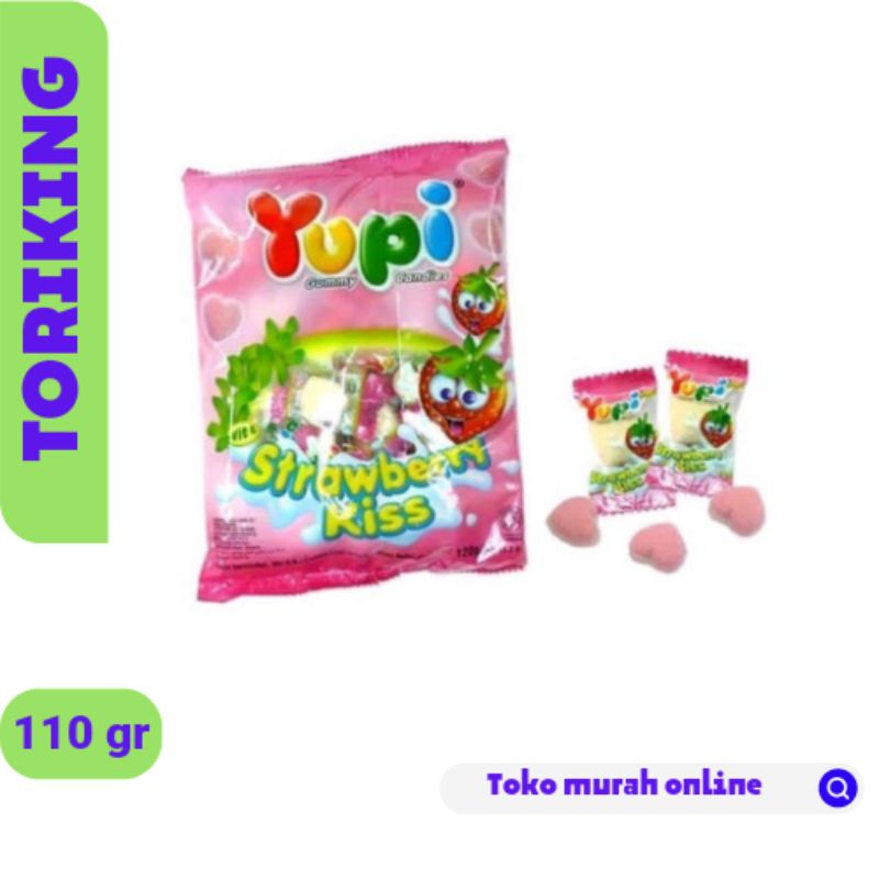 

PERMEN YUPI STRAWBERRY KISS 110 gram