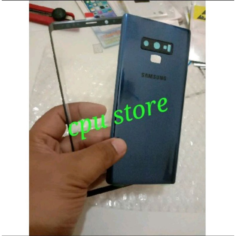 Kaca lcd+Backdoor samsung Note 9 N960 N960F include ring kaca kamera
