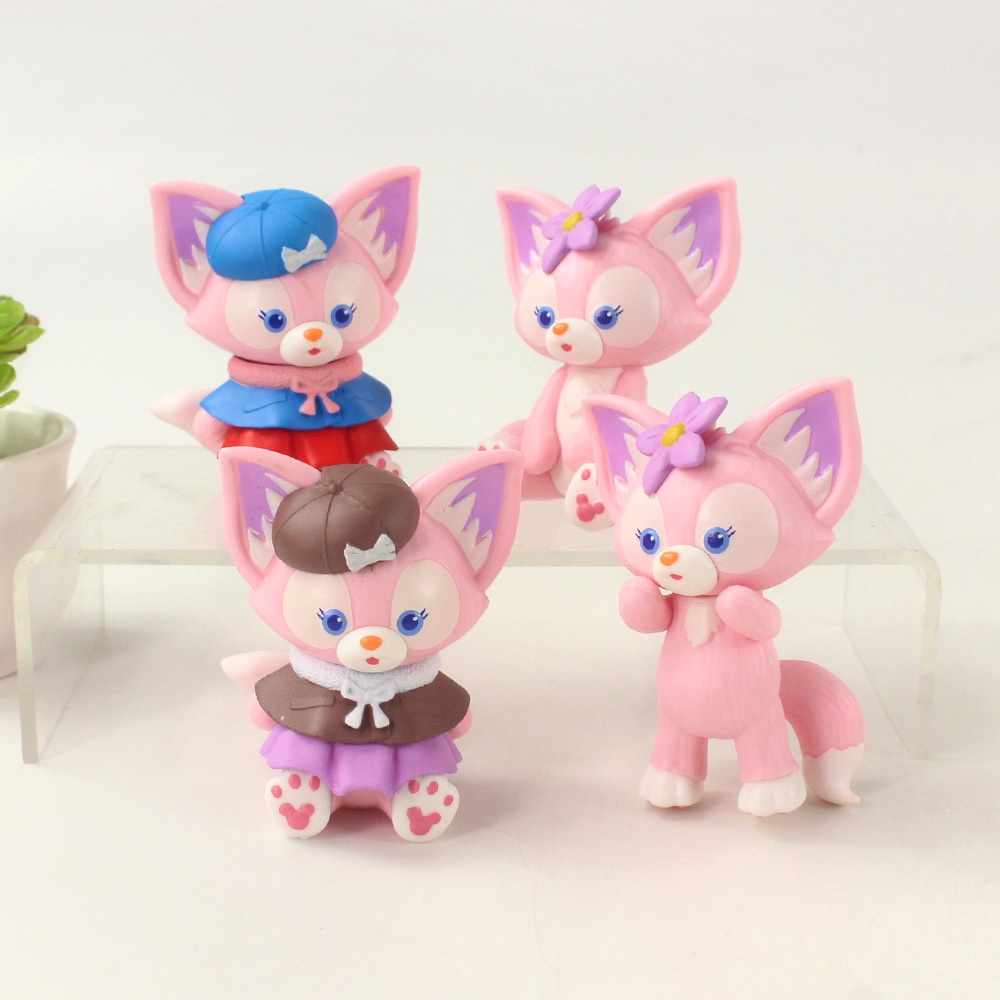 Figure Disney Figure Friends 4Pcs/Set Anime Forest Anak LinaBell Toy In The