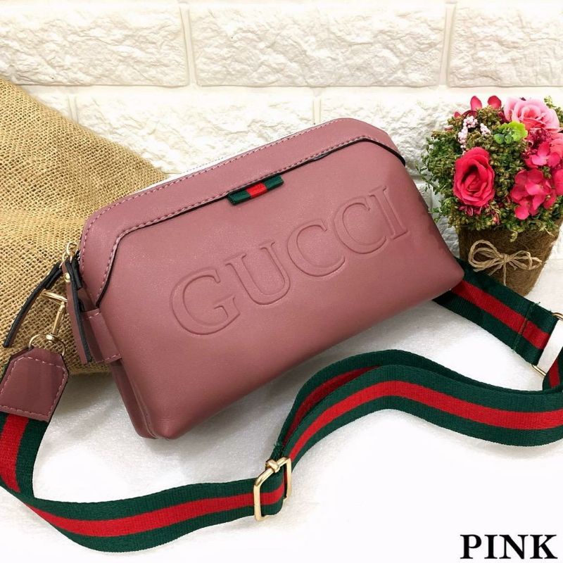 Tas Selempang GC ELEGANO Wanita 2Ruang Emboss