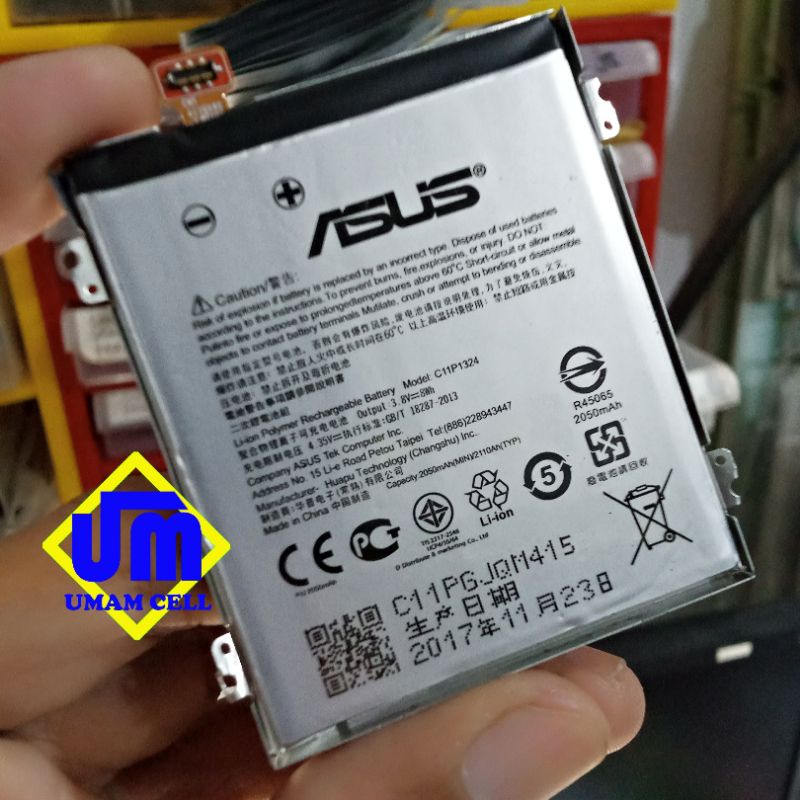 Baterai Asus Zenfone 5 (5 Inch) A500CG T00f Original Batre Batrai Battery HP Zenphone