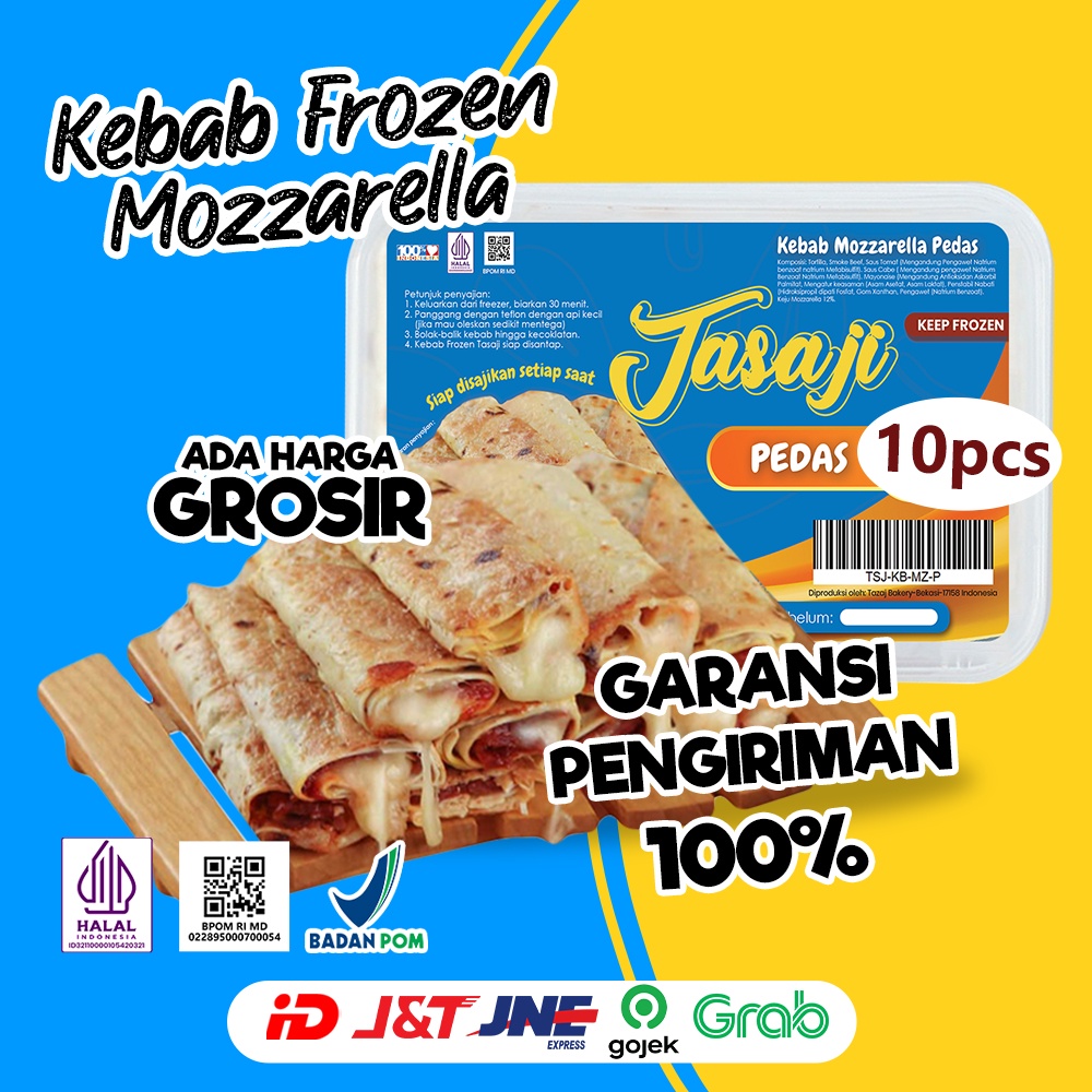 Moza Kebab Frozen Asli Mozarellanya isi 10