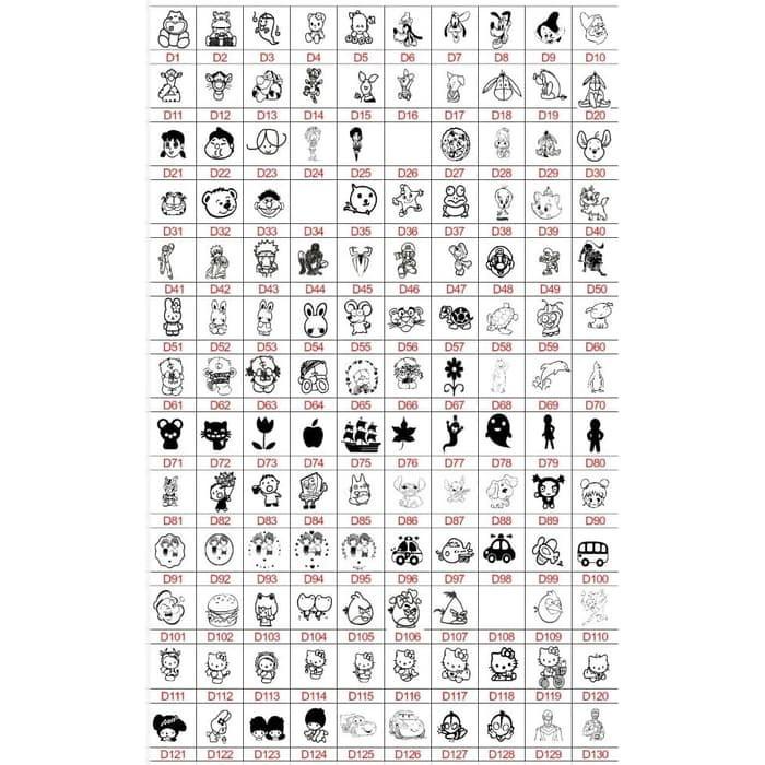 Custom stamp / stempel unik dan lucu/stamp nama Water World (WW Stamp)