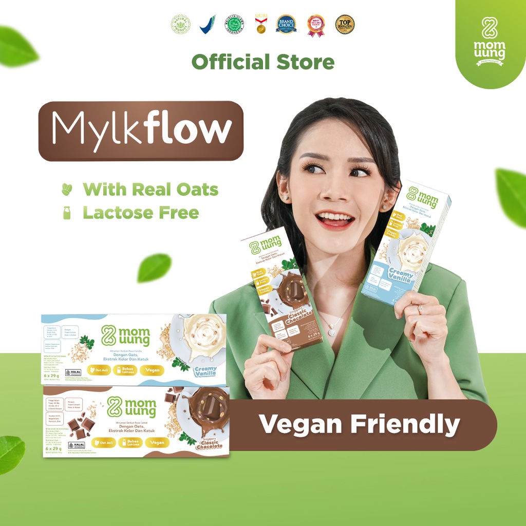 MOM UUNG Mylkflow Susu Pelancar Asi - Mylkflow Creamy Vanilla - Mylkflow Singapore Classic Chocolate