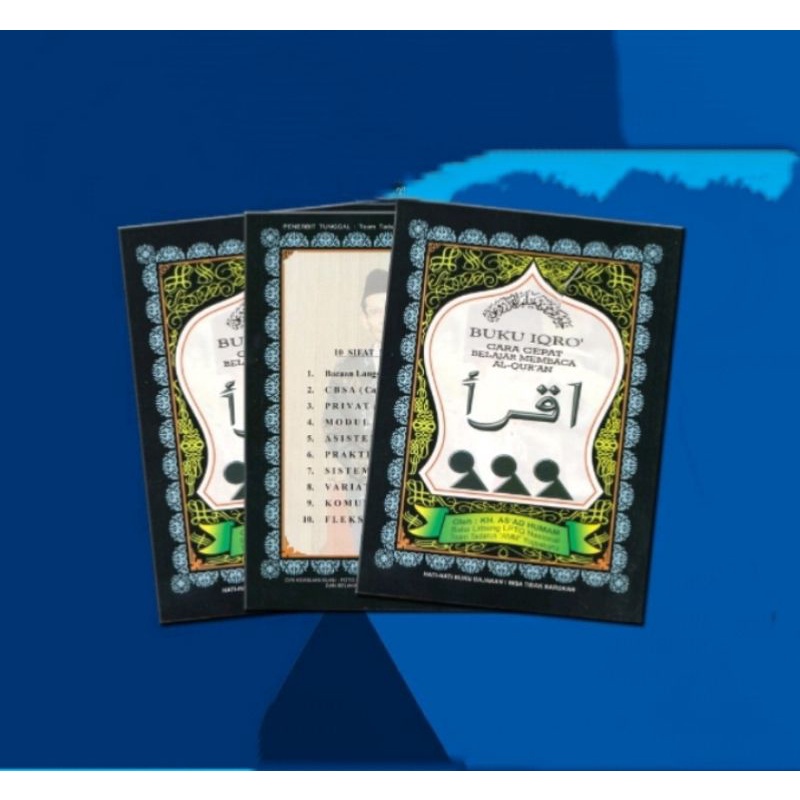 

BUKU IQRO KECIL BENDEL JILID 1-6 / Cara mudah belajar al qur'an