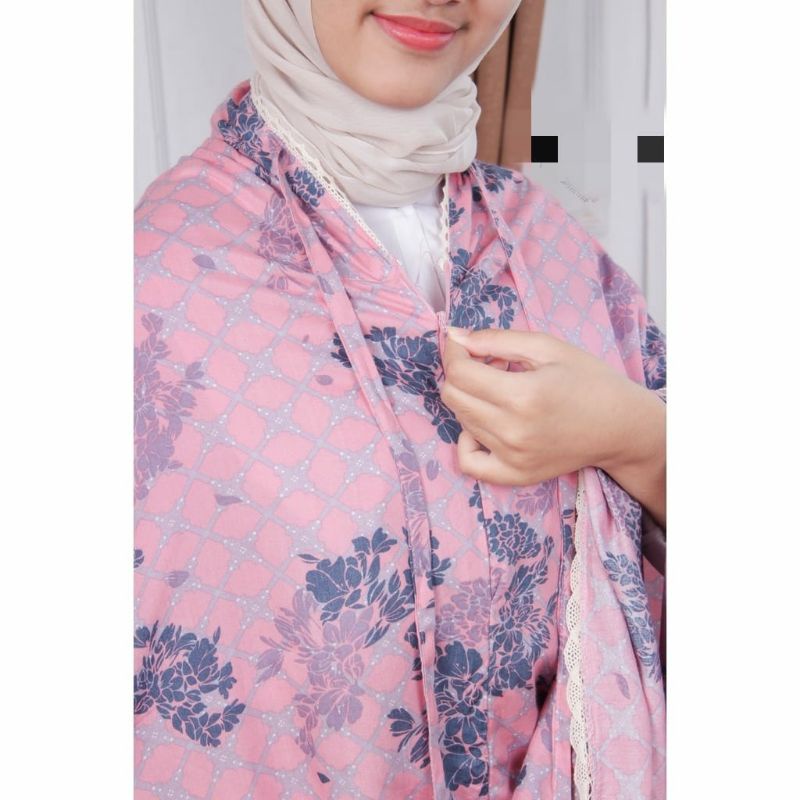 GMM | Mukena Rayon Motif Resleting