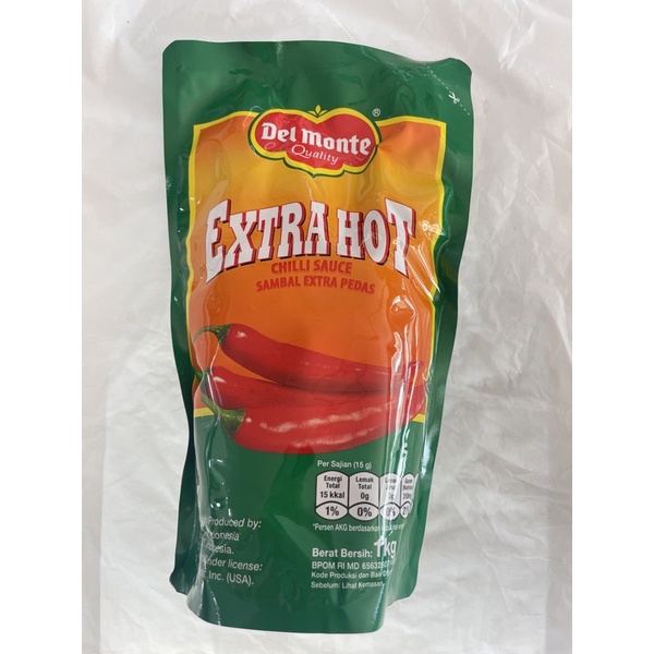 

Del Monte Extra Hot Sambal Extra Pedas 1Kg