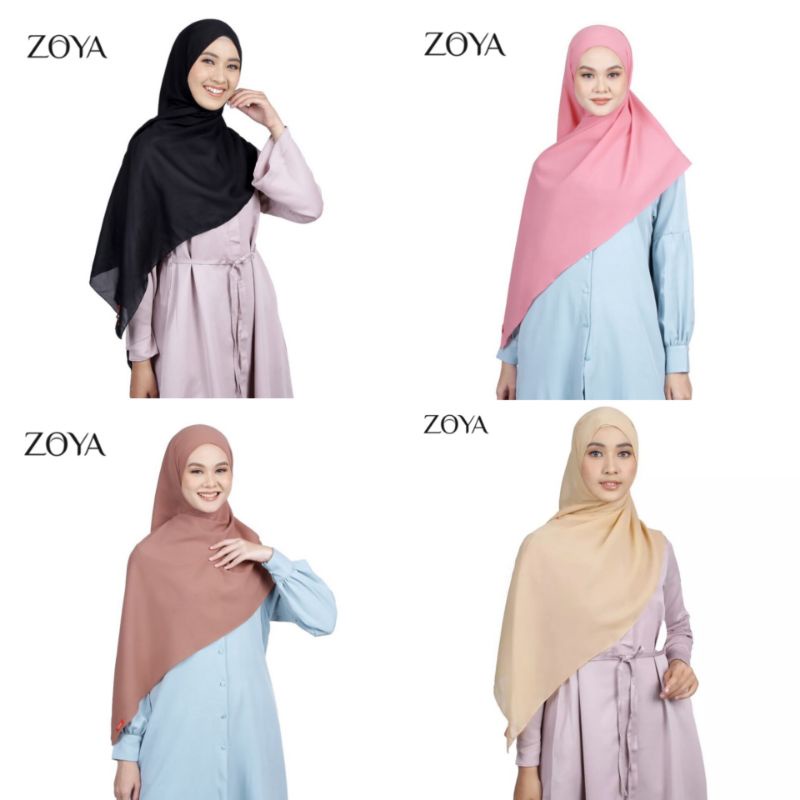 ZOYA PASHMINA POLOS / ZOYA HIJAB POLOS / PASHMINA ZOYA TERBARU 2024