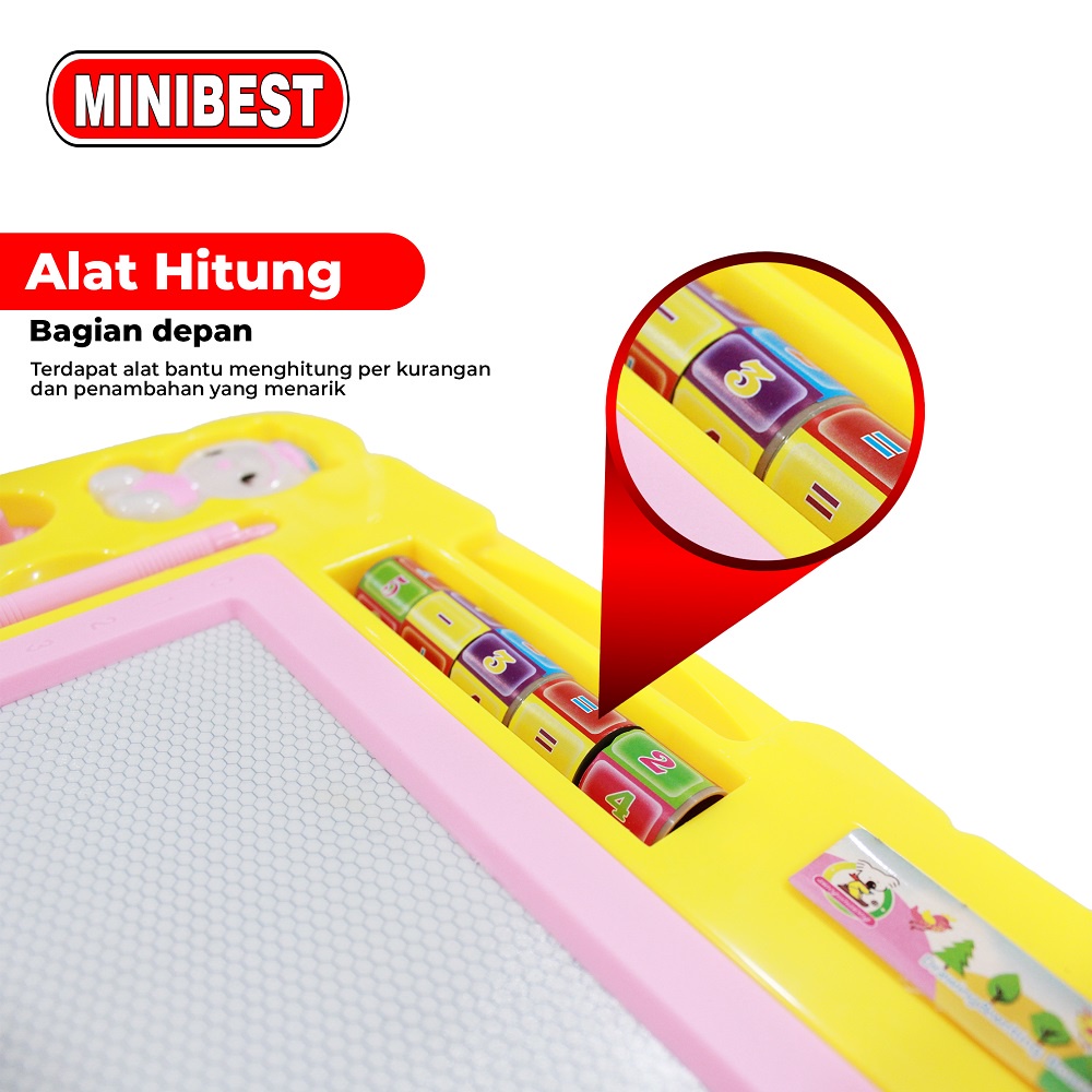 [MB] Mainan Edukasi Anak Papan Tulis Magnet Drawing Board Magnetic